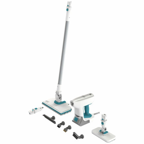 Black & Decker 1500W SteamSystem with Floor Extension - Convertible Stick to Handheld - BHSM15FX08-XE