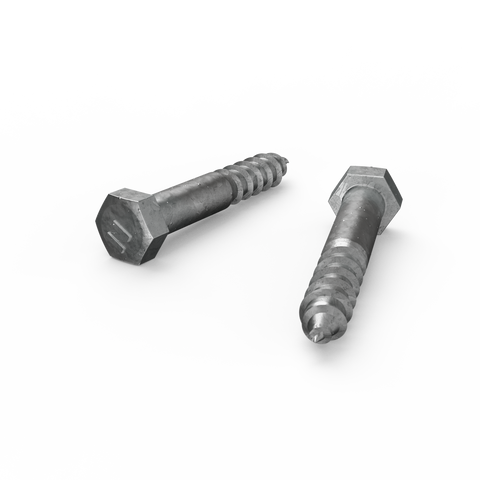 Zenith Hot Dip Galvanised Hex Head Coach Screws M12 x 75mm Heavy Duty - SuperSaverAU - view 1