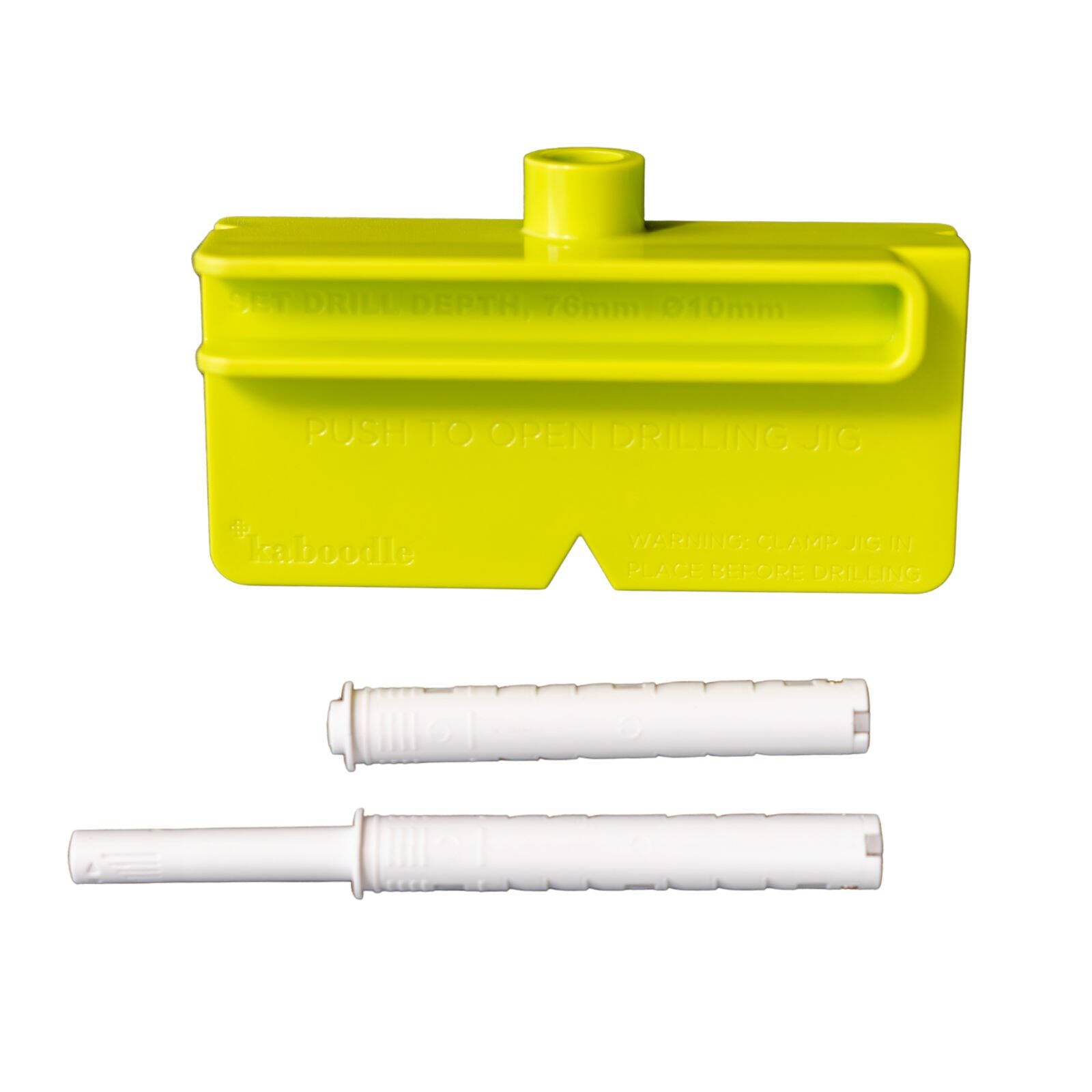 Kaboodle White Push To Open Jig & Piston Kit Handle-Free Cabinet Hardware