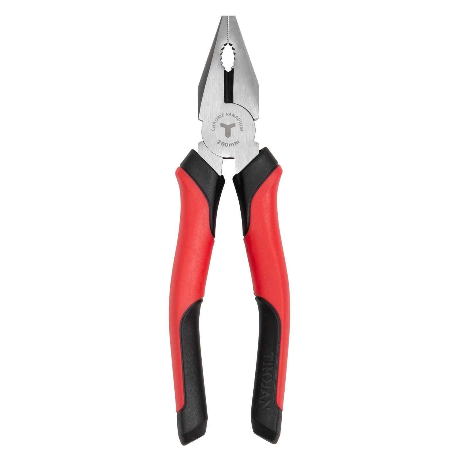 Trojan 200mm CRV Combination Plier Red and Black
