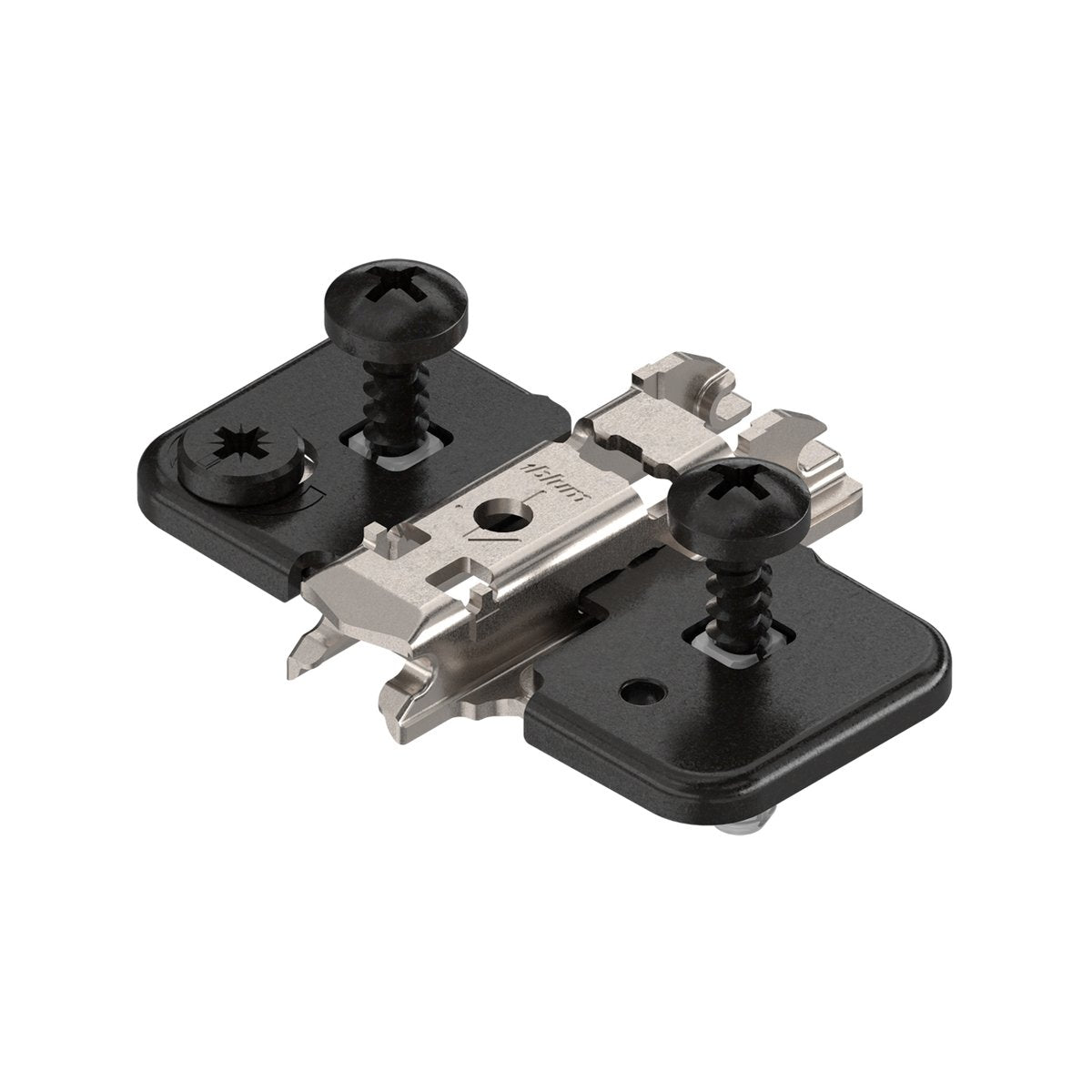 Blum 110° Inset Onyx Black Soft Close Cabinet Hinge - 2 Pack Metal