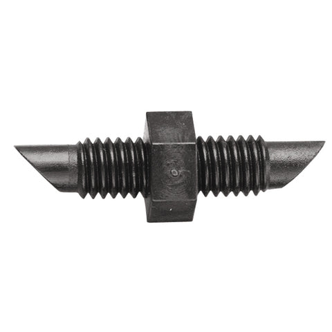 Pope 4mm Adaptor Screwed Both Ends - 10 Pack, Black Polypropylene, Above Ground