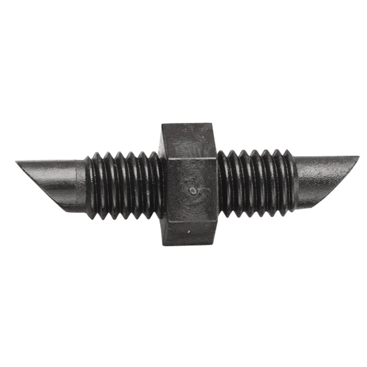 Pope 4mm Adaptor Screwed Both Ends - 10 Pack, Black Polypropylene, Above Ground