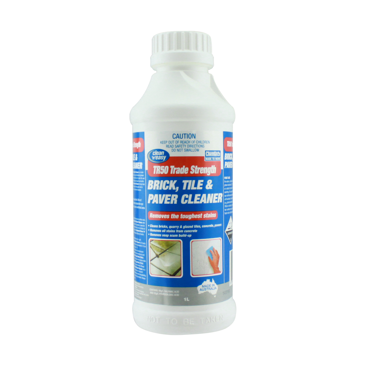 Chemtech Brick Tile & Paver Cleaner 1L Trade Strength