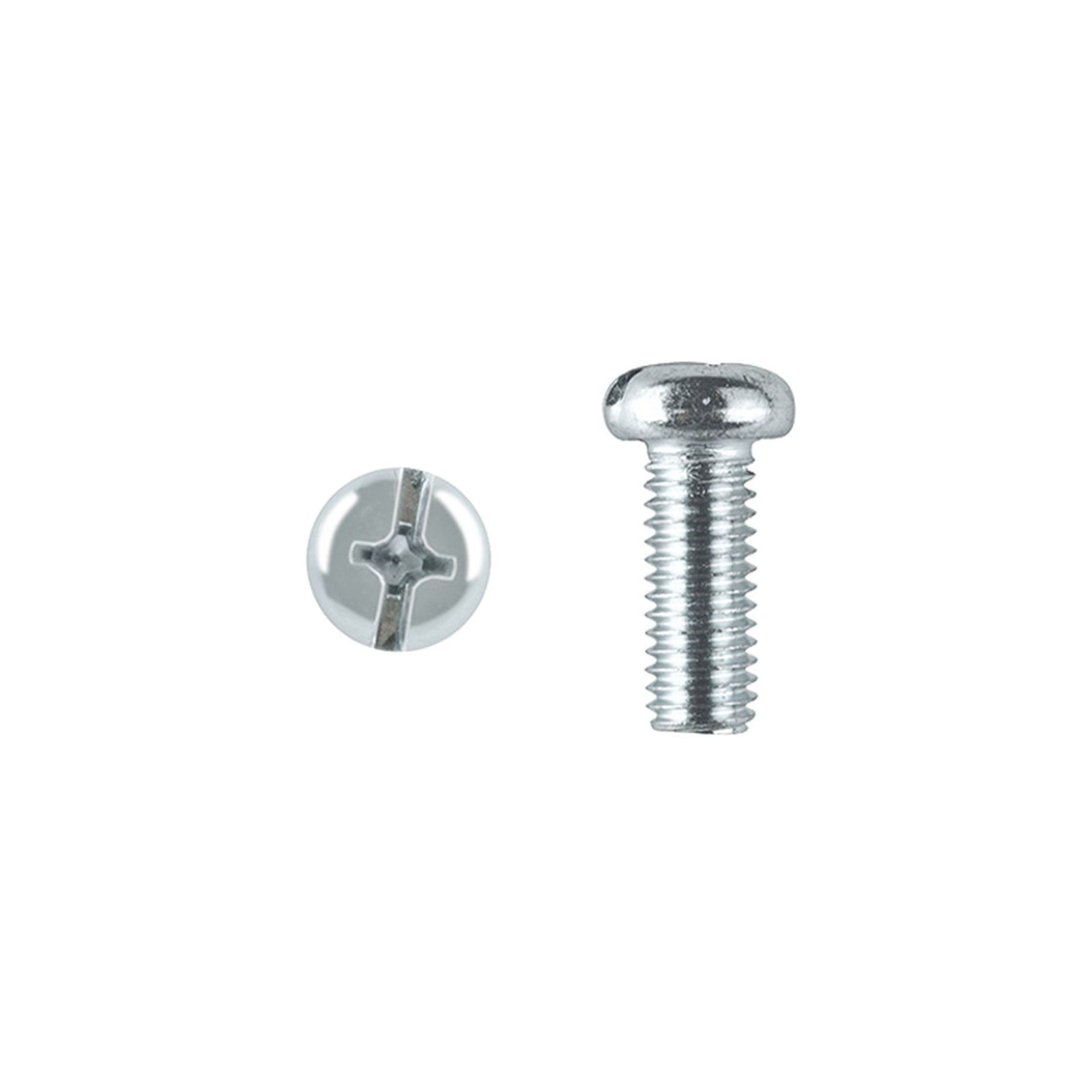 Pinnacle M8 x 20mm Zinc Plated Round Head Bolts and Nuts - 6 Pack