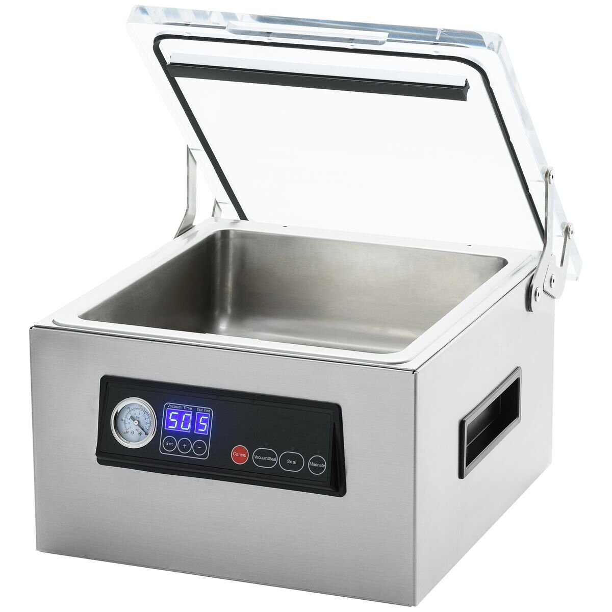 Proline 8L Chamber Vacuum Sealer - Stainless Steel - Oil Free Quad Pump - Progressive Dual Seal - VS-CH2