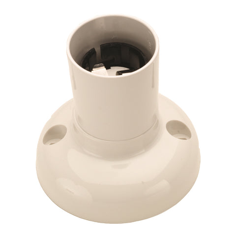HPM Batten Holder, 68mm, Bayonet B22, White, 240V 2A, 4 Terminal, Ceiling/Wall