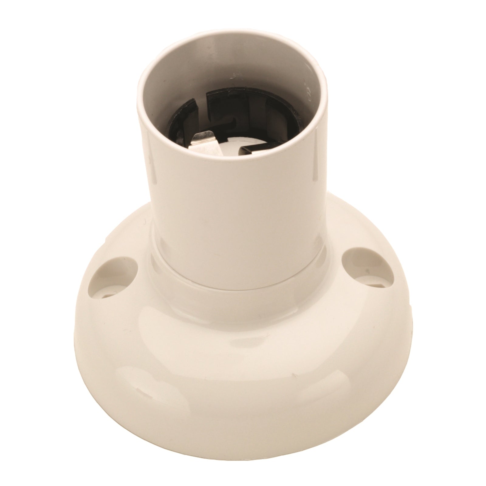 HPM Batten Holder, 68mm, Bayonet B22, White, 240V 2A, 4 Terminal, Ceiling/Wall