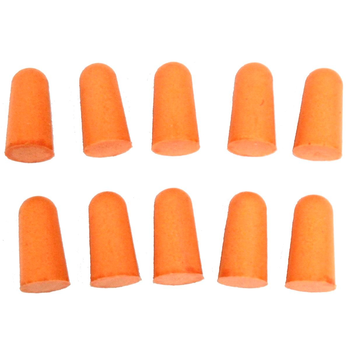 Craftright Ear Plugs - 5 Pairs - Hi-Vis Orange - Polymer - Comfort Fit - SuperSaverAU - view 1