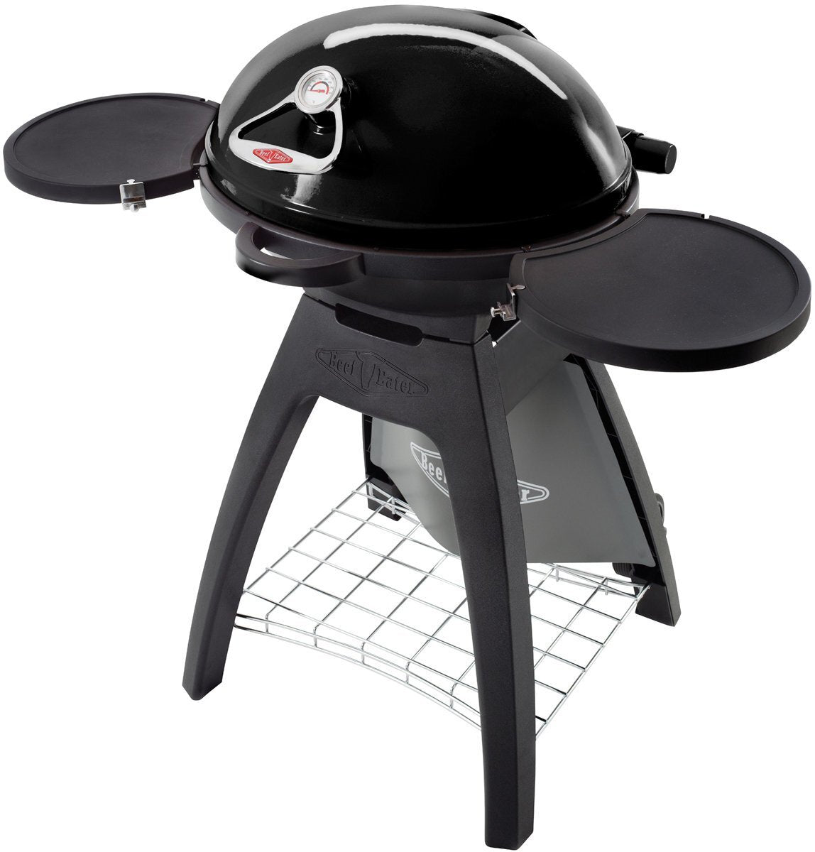 Beefeater Bugg 2 Burner LPG BBQ - Black - Spring-Assist Hood - Heat Control Without Flare-Ups - BB49926