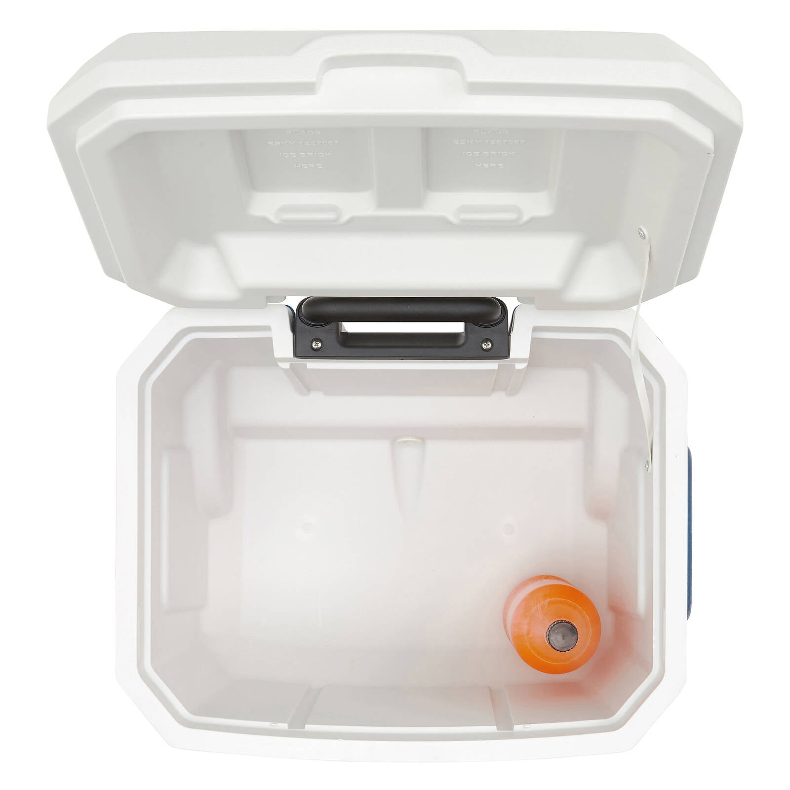 Esky 52L Wheeled Hard Cooler with Drain & Telescopic Handle Blue/White