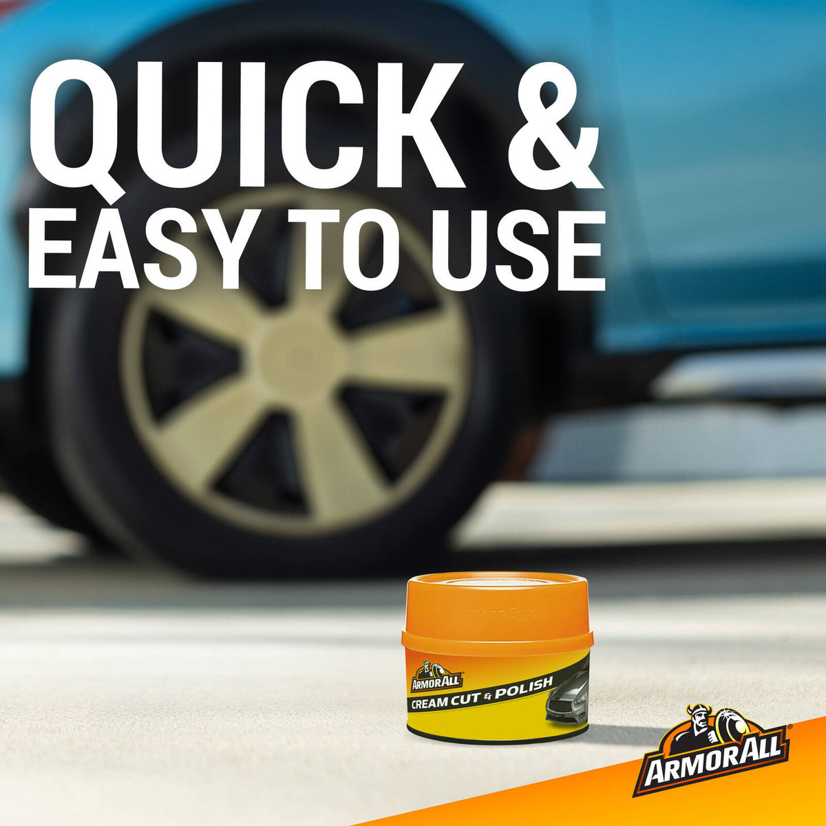 Armor All Cream Cut and Car Polish 250g with Carnauba Wax