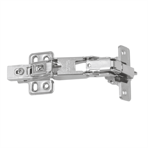 Kaboodle 165 Degree Door Hinges - Nickel Plated 1 Pair Wide-Opening Clip-On