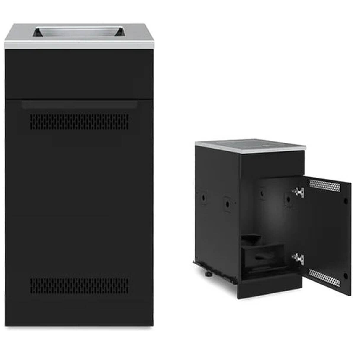 Broil King Baron MOK Tank Cabinet - Galvanised Steel with Stainless Steel Worktop, Soft-Close - 811610