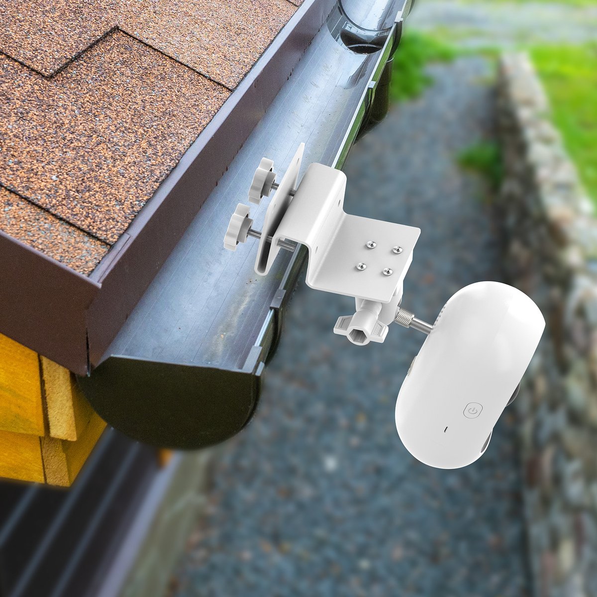 Orion White Security Camera Wall Mount Clamp Indoor Outdoor SCA01