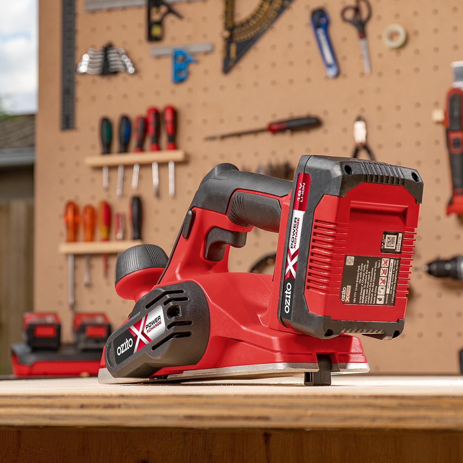 Ozito PXC 18V 82mm Cordless Planer Skin Only PXPLS-082