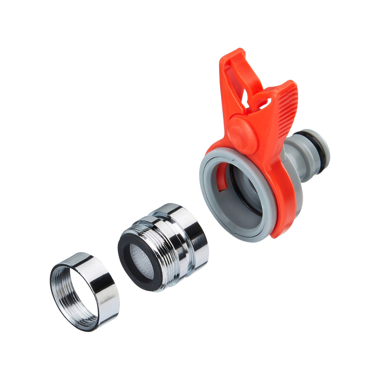Pope Indoor Tap Adaptor - Metal & ABS Plastic, 12mm Hose Connection, Indoor Use