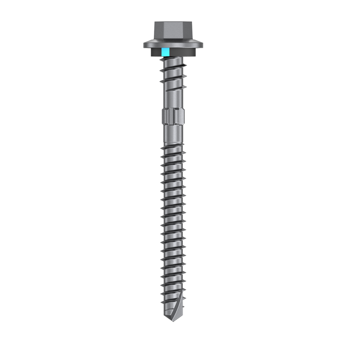 Bremick 6.2 x 65mm Vortex Plus Roofing Screw with Seal, Hex Head Fine Thread - 100 Box