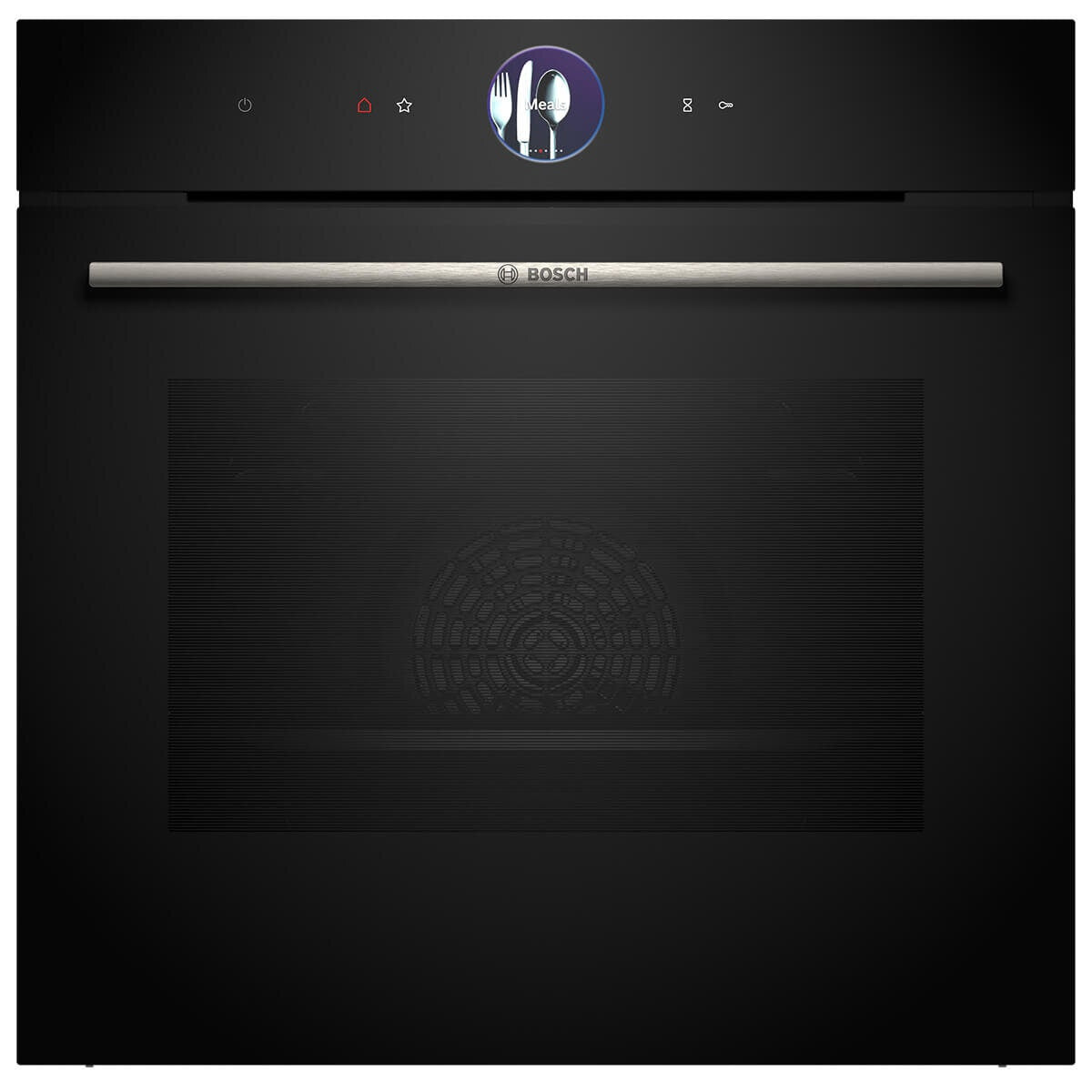 Bosch 60cm Series 8 Black Pyrolytic Built-in Oven - 71L - Home Connect and Air Fry - HBG776KB1A