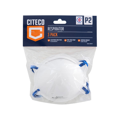 Citeco P2 Disposable Respirator 3 Pack