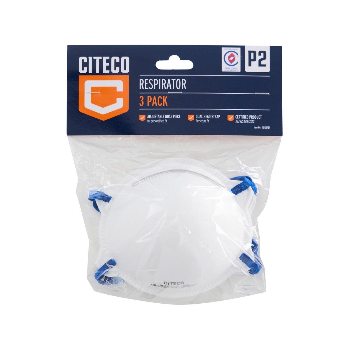 Citeco P2 Disposable Respirator 3 Pack