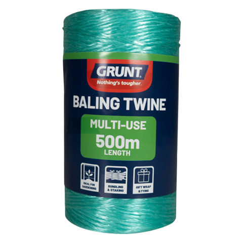 Grunt 500m Green Baling Twine, Polypropylene