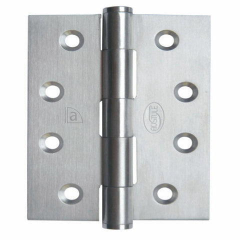 Austyle 304 Stainless Steel Fire Rated Fixed Pin Hinge 100mm x 75mm - 1 Pack - SuperSaverAU - view 1