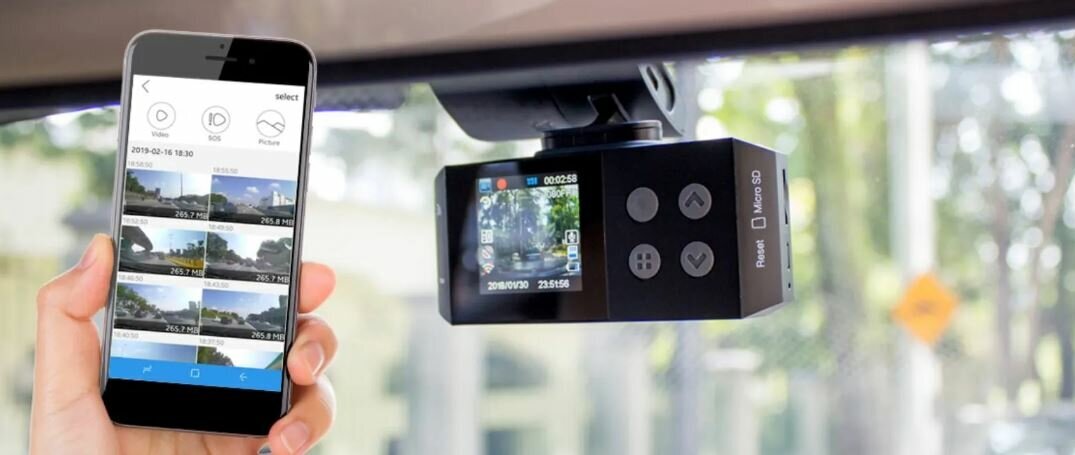 Andatech compact black dash cam - 1 year manufacturer warranty, personal use - DVS-RANGER