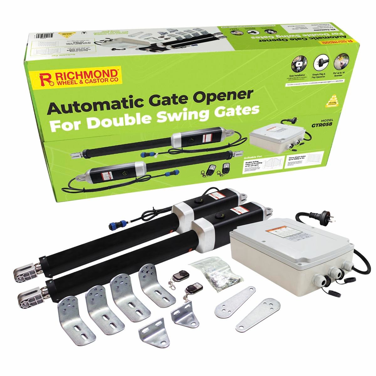 Richmond Automatic Gate Opener for Double Swing Gates Double Arm GTR058