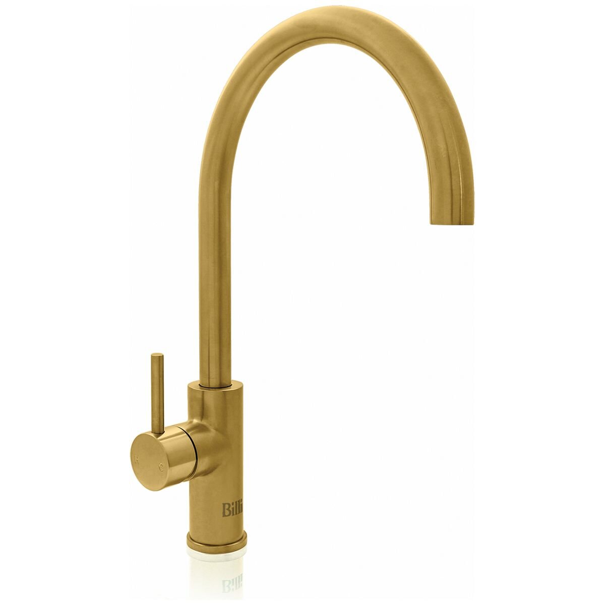 Billi Home Round Gooseneck Mixer Tap - Urban Brass Finish - 6 Star WELS Rating - 4.5L/min Flow - 991600GUB