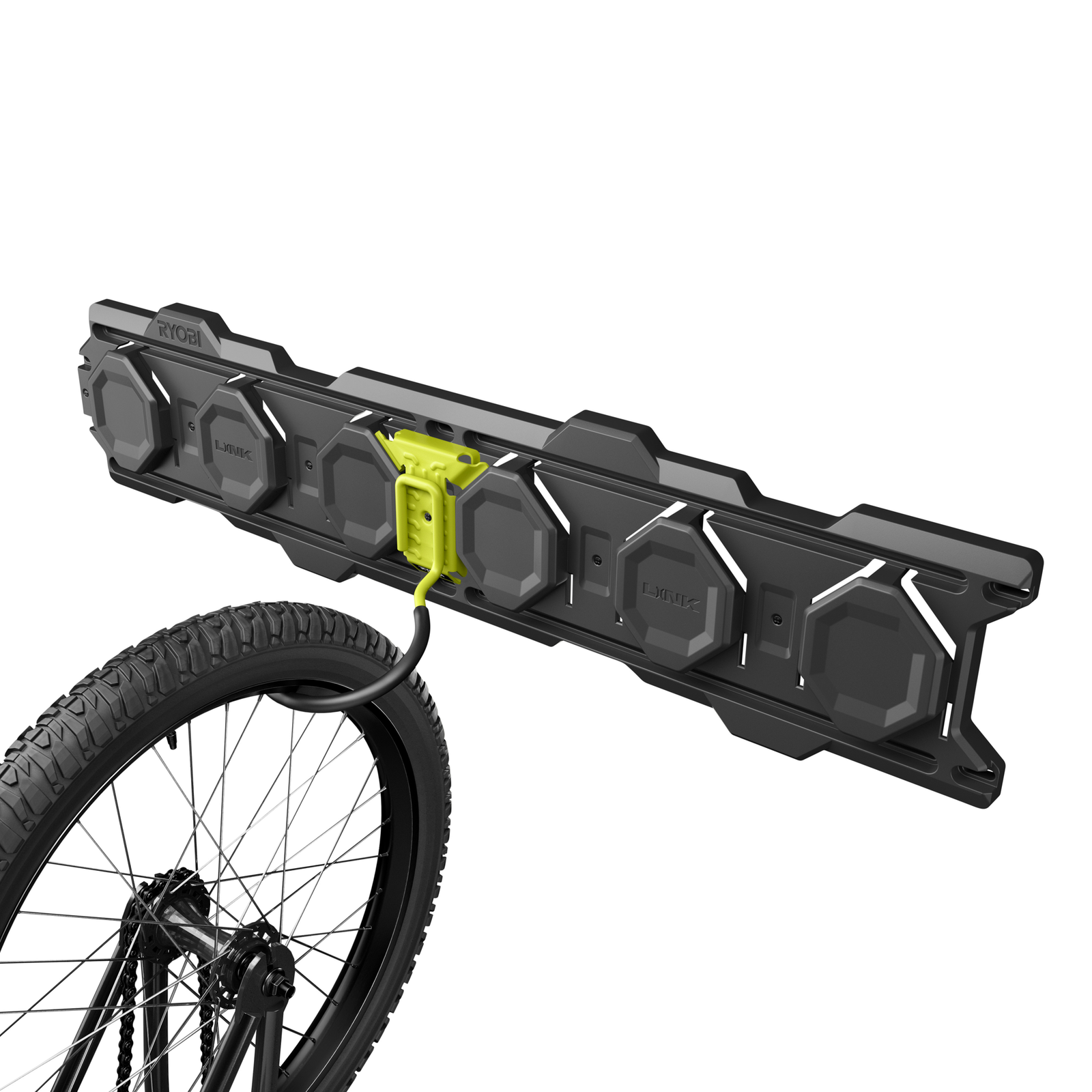 Ryobi LINK Steel Bike Hook - 22.6kg Capacity Wall Storage