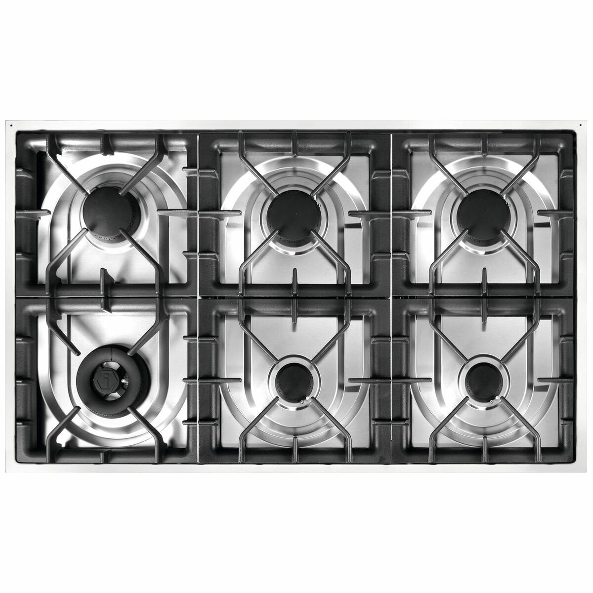 ILVE 90cm Dual Fuel Freestanding Double Oven - Teppanyaki Cooktop, 108L, Graphite Finish - PD09FDWE3MG