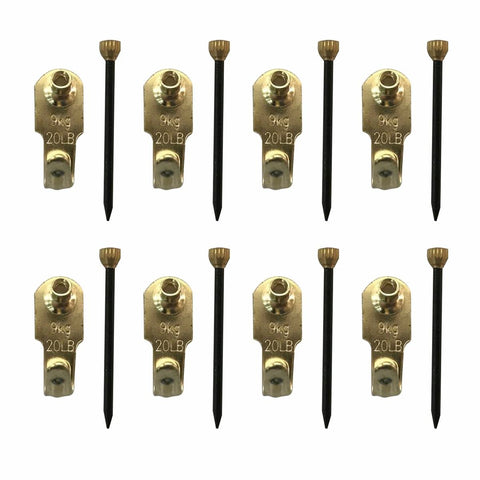 Everhang Picture Hanging - 8kg - Brass Plated - 8 Pack - SuperSaverAU - view 1