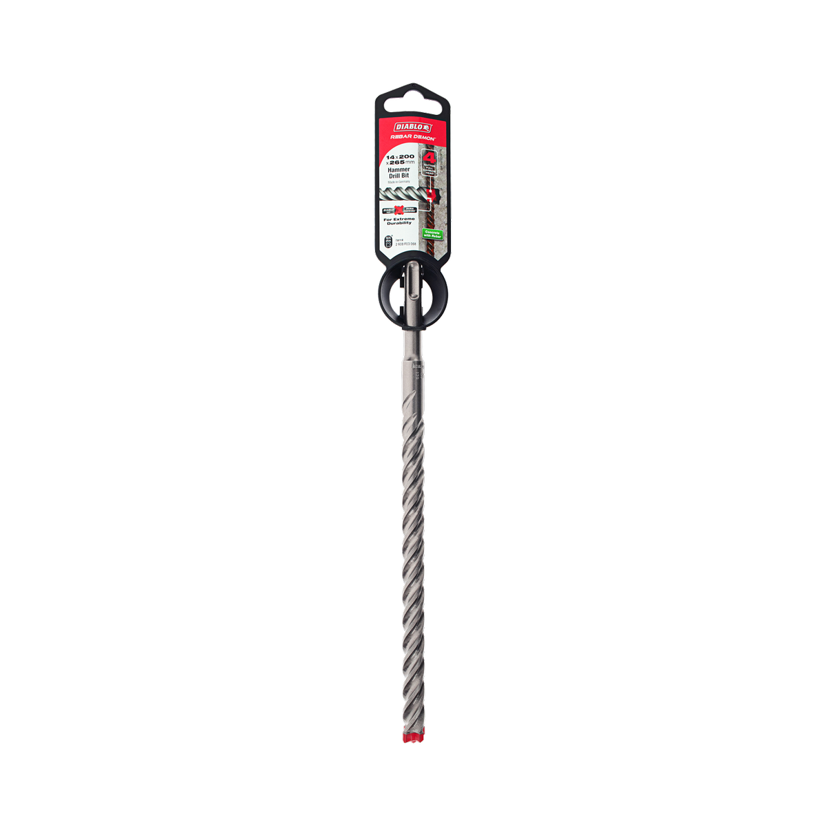 Diablo Rebar Demon 14 x 265mm SDS-Plus 4-Cutter Hammer Drill Bit