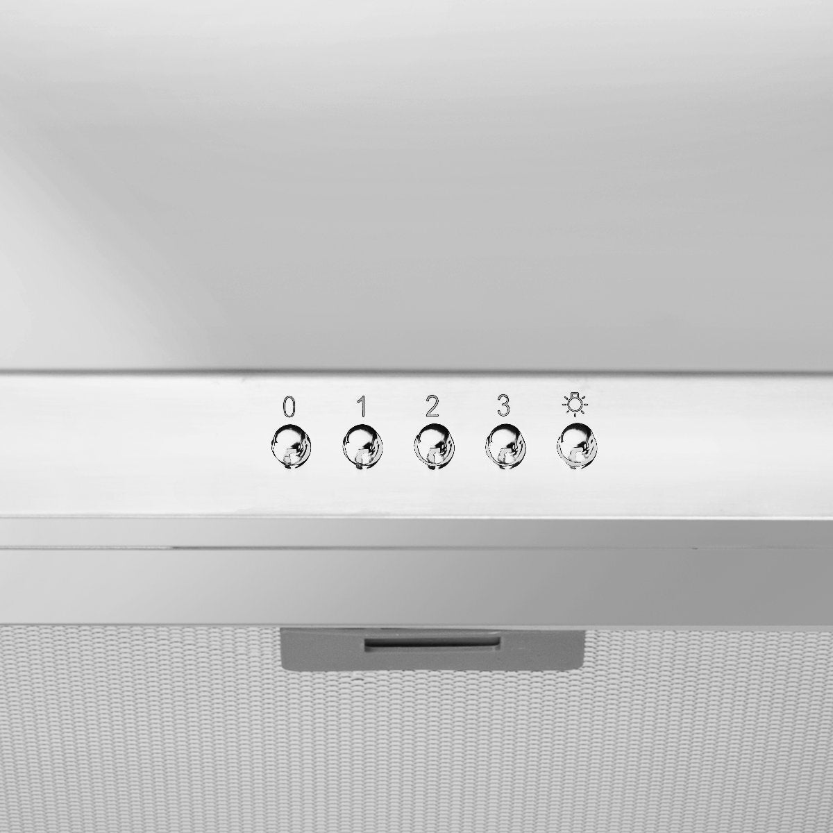 Artusi 900mm Stainless Steel Canopy Rangehood - Three Speeds, Push Buttons, Recirculating Option - ACH900X