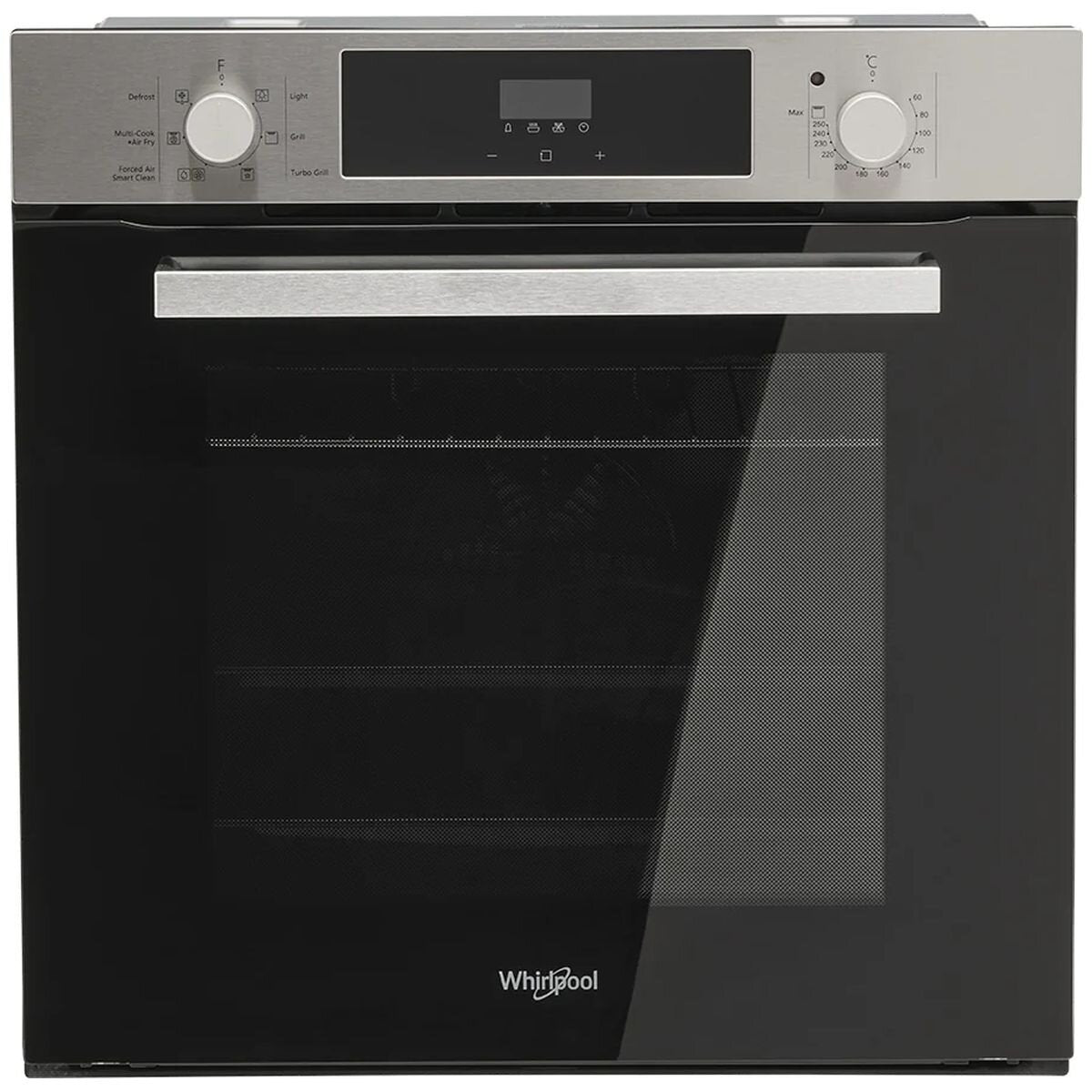 Whirlpool 60cm multi-function oven - 67L net, Air Fry, forced air cooking, stainless steel - W3OMK55HR0XC