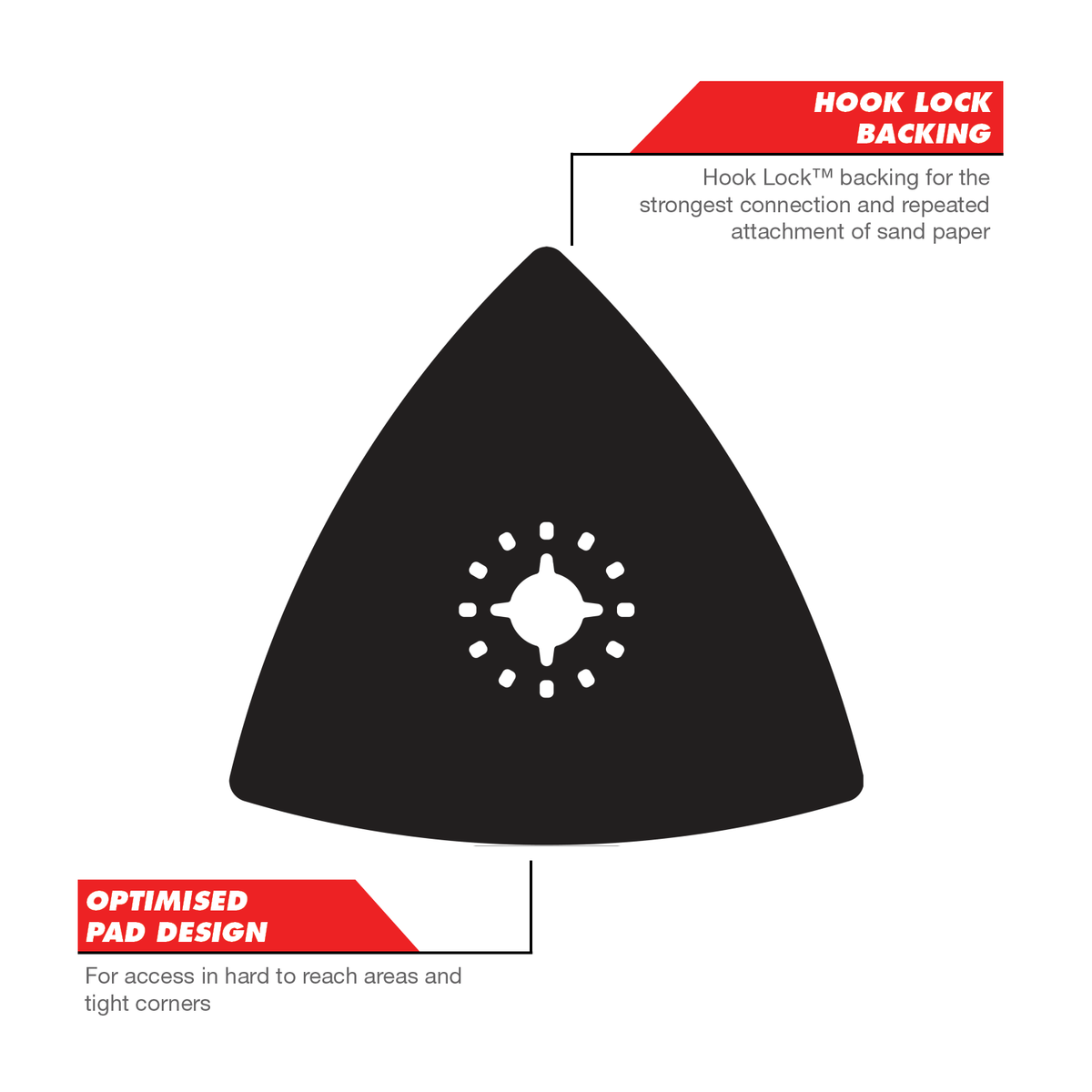 Diablo 93 x 93mm Starlock Multi-Tool Sanding Pad 2608F02867