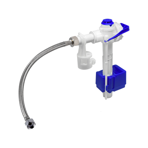 Fluidmaster Universal Plastic Valve Inlet Install Kit, 1/2" Thread, Rear-Entry