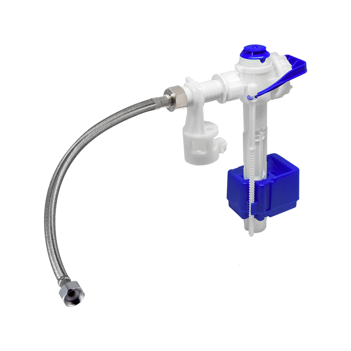 Fluidmaster Universal Plastic Valve Inlet Install Kit, 1/2" Thread, Rear-Entry
