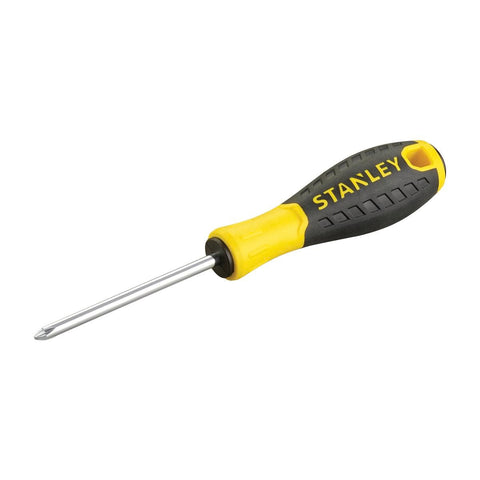 Stanley Phillips Head Screwdriver - 1 x 100mm - Yellow - Ergonomic Design - SuperSaverAU - view 1