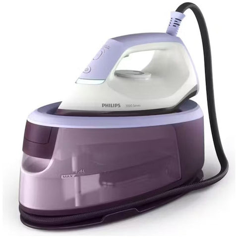 Philips PerfectCare 3000 Series Steam Generator 2400W - 1.4L Detachable Tank, 6bar Pump, Purple - PSG3000-30