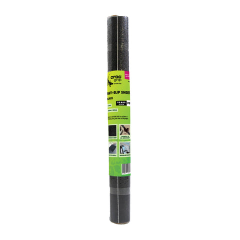 Croc Grip 500 x 500mm Black Anti-Slip Floor Sheet P5 Rated Self Adhesive