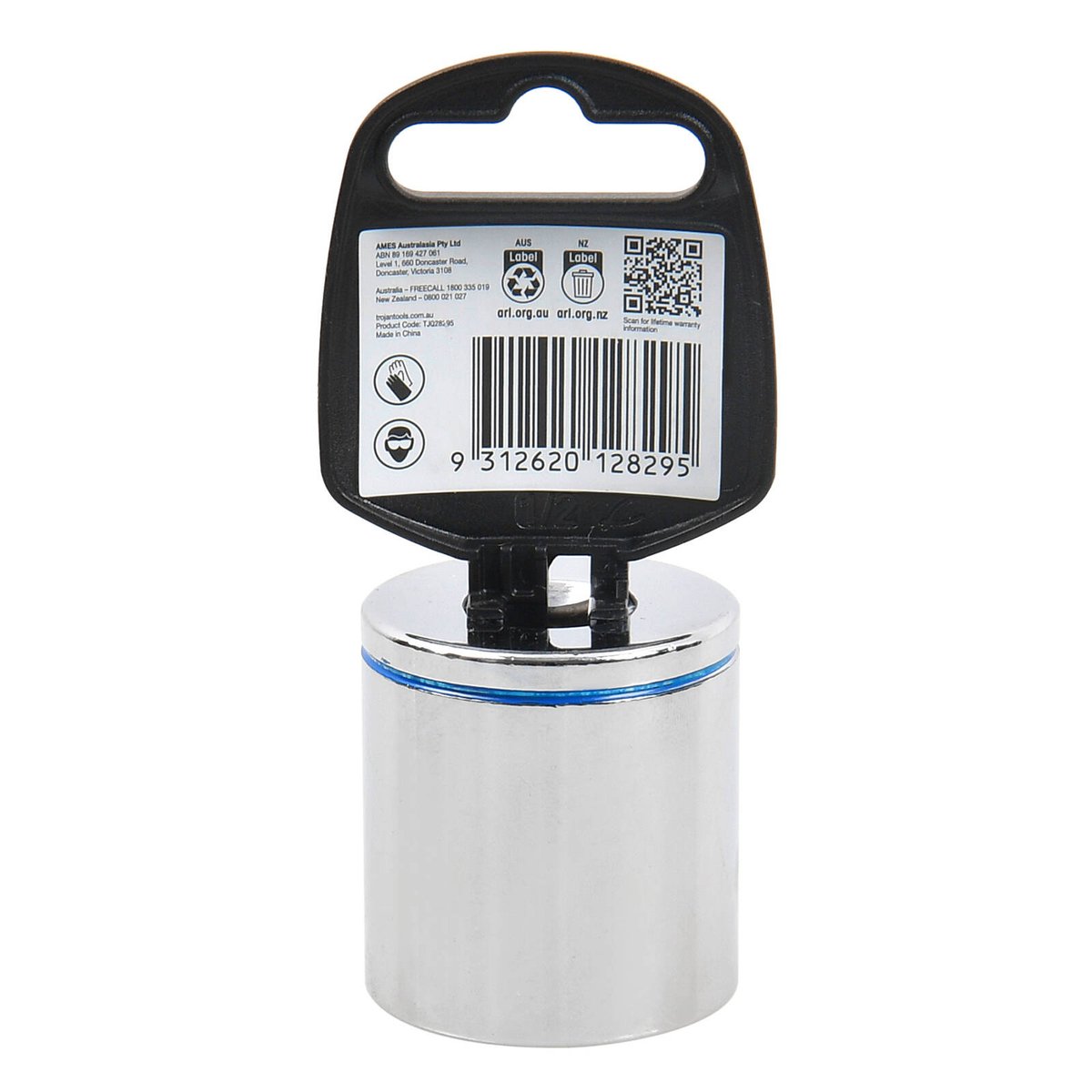 Trojan 32mm Socket 1/2" Drive, Chrome Vanadium 12 Point Metric