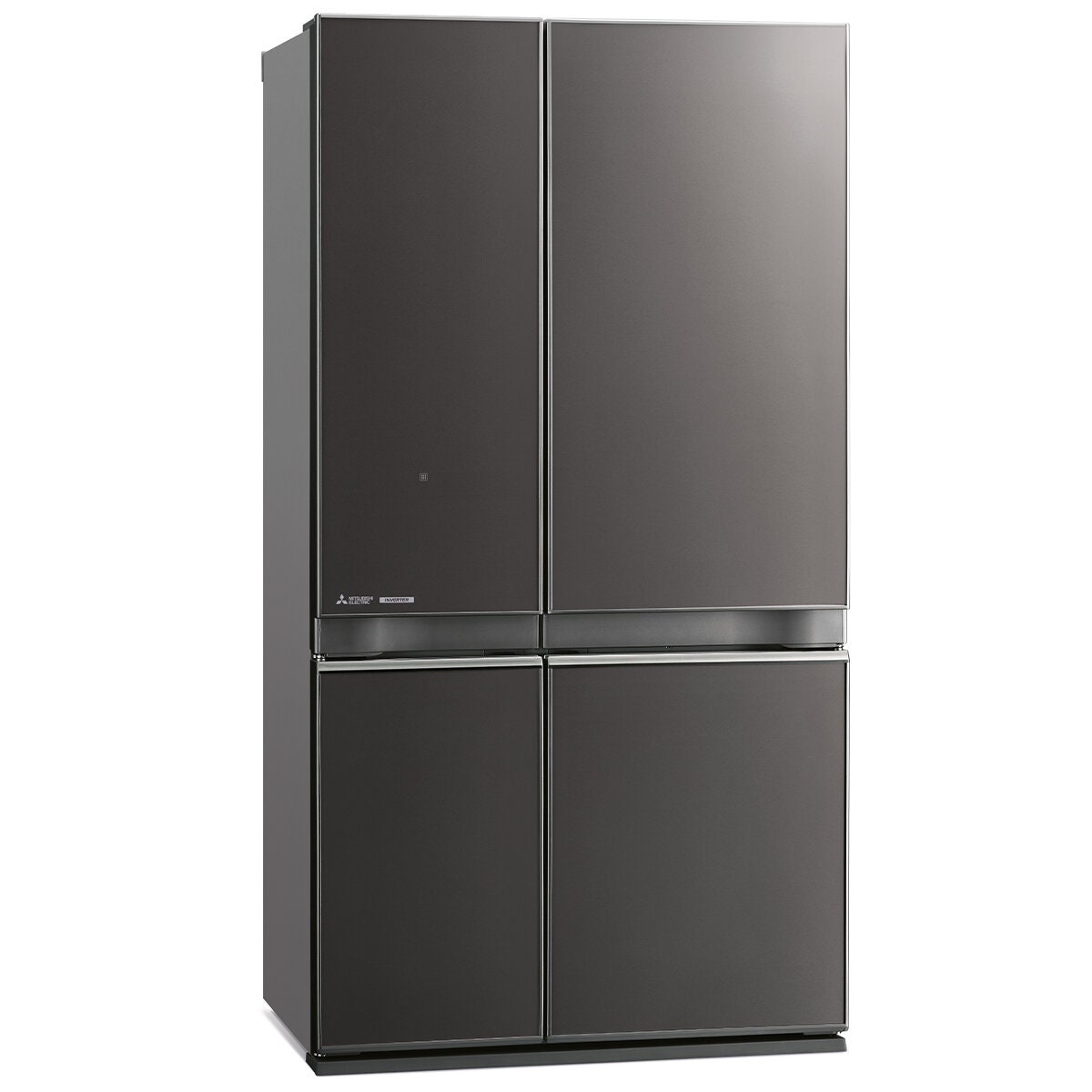 Mitsubishi Electric 635L French Door Fridge - Dark Silver Glass, Rapid Cooling - MR-LA635ER-GDS-A