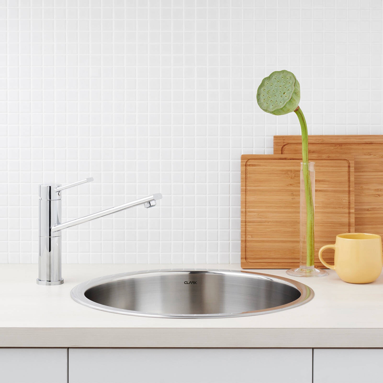 Dorf Villa Chrome Sink Mixer, Lead Free, Ceramic Disc, 7.5L/min WELS 4 Star, WaterMark