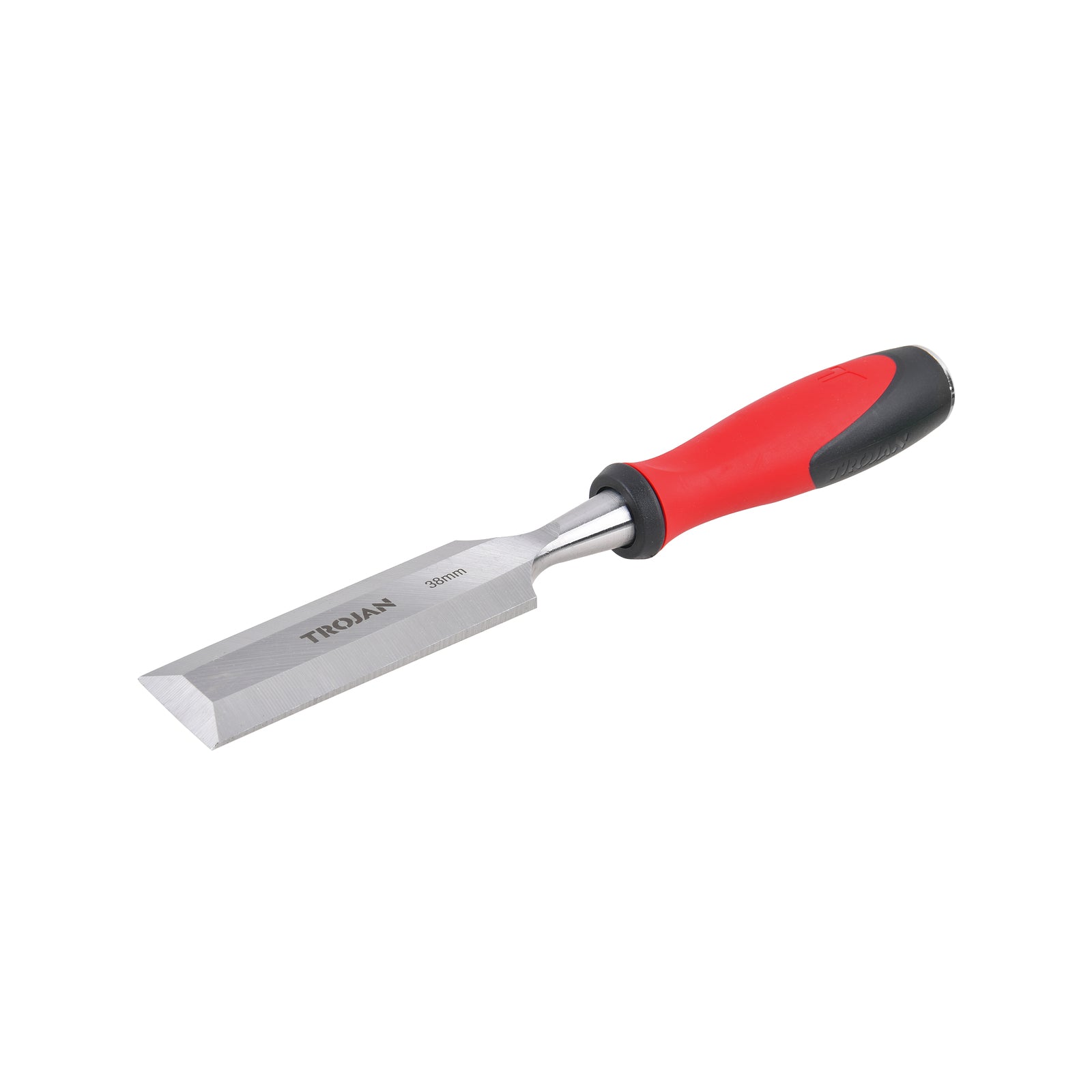 Trojan 38mm Wood Chisel with Full Tang Through Blade and Metal Striking Cap