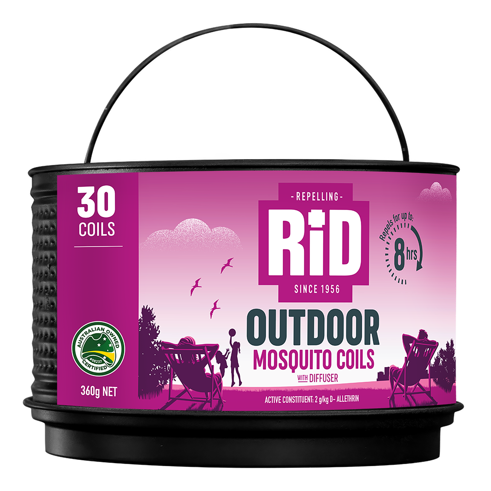RID Insect Repellent Outdoor Mosquito Coils - 30 Pack