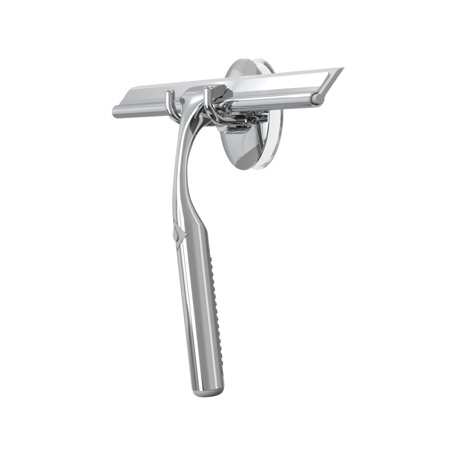 Better Living Deluxe Shower Squeegee Chrome with Suction Storage Hook