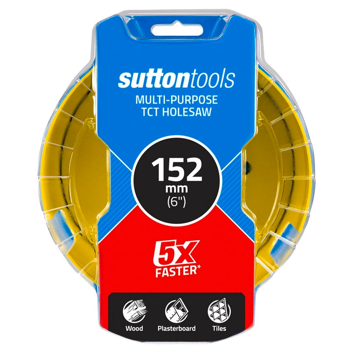 Sutton Tools 152mm TCT Multi-Purpose Seamless Holesaw
