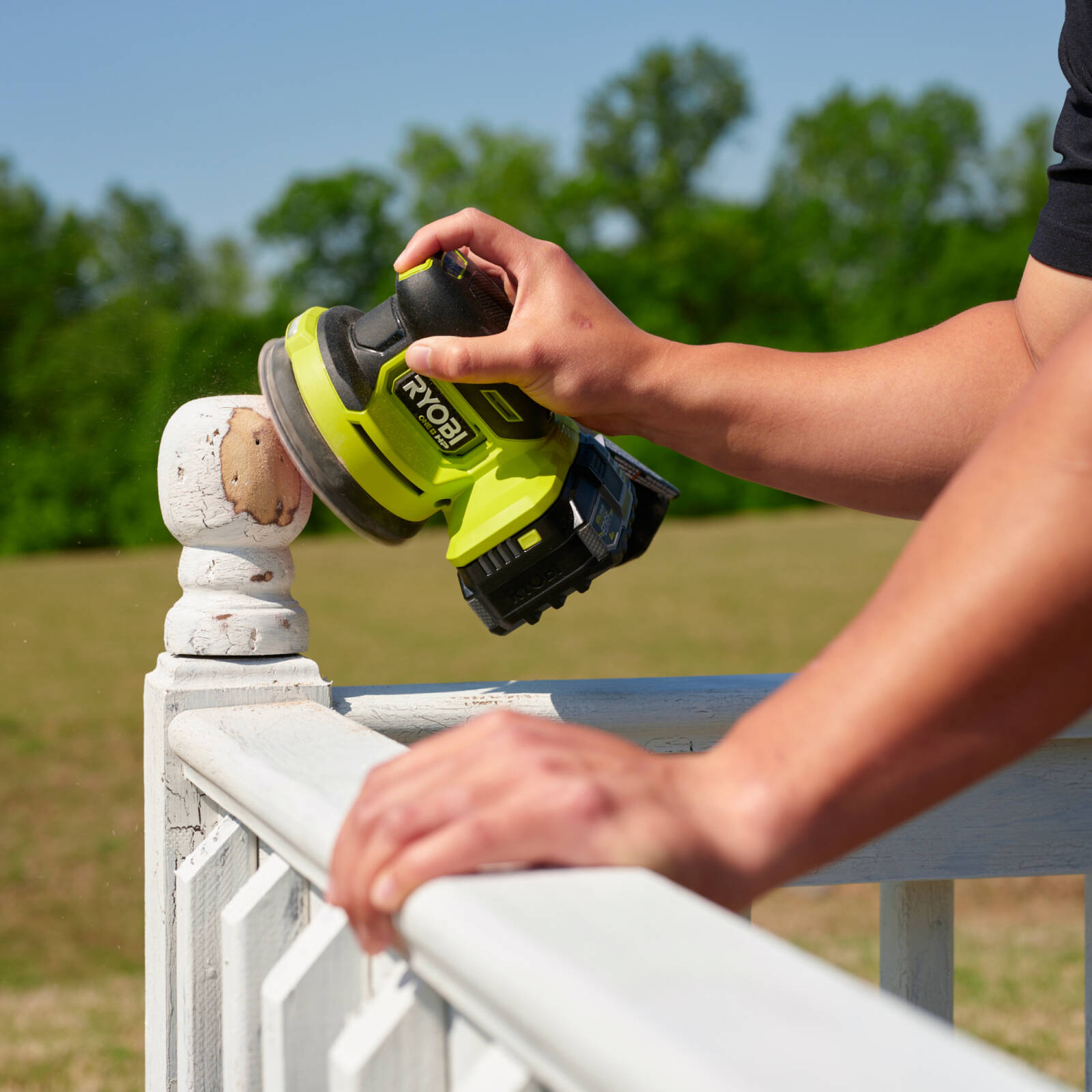 Ryobi 18V ONE+ HP Brushless 125mm Cordless Random Orbital Sander Tool Only RROS18C
